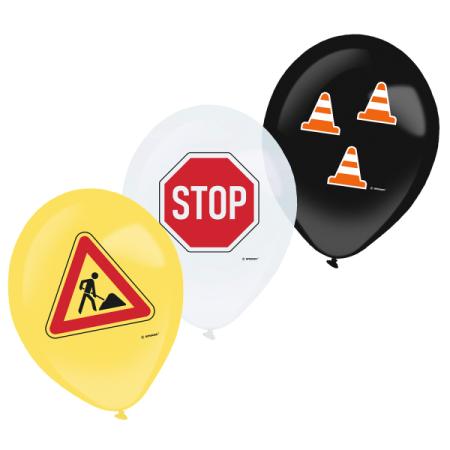 Construction Luftballons auf der Baustelle